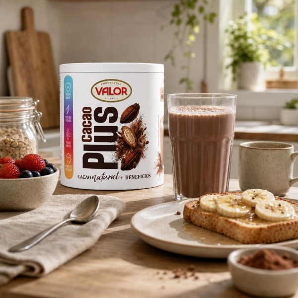 Chocolates Valor revoluciona el mercado de solubles con Cacao Plus, una propuesta que combina nutrición y placer en un gesto cotidiano